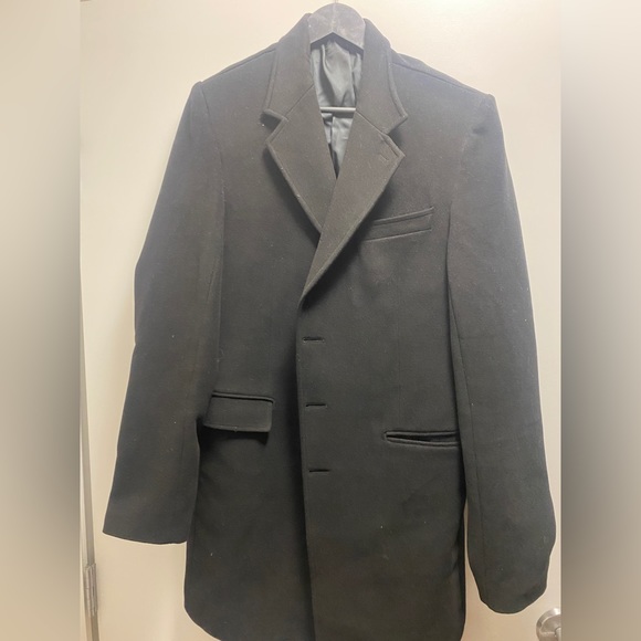 High Quality Men Overcoat Black (LARG) - Picture 1 of 2